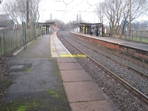 Photo 6"x4" Prestwich railway station (site) \/ Metrolink tram stop, Greater Manchester Prestwich c2011