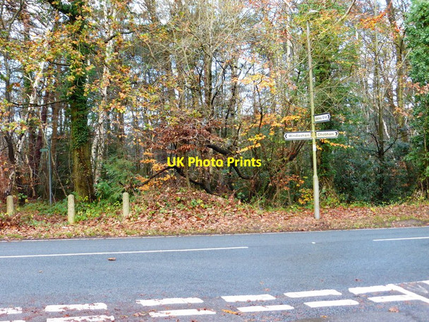 Photo 6"x4" Junction at the north end of Highams Lane Brick Hill\/SU9564 c2014