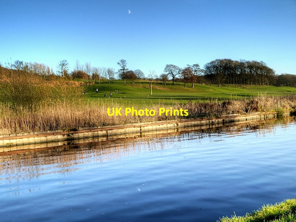 Photo 6"x4" Leeds and Liverpool Canal, Haigh Hall Golf Course Haigh\/SD6009 c2014