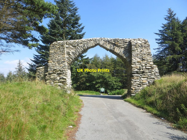 Photo 6"x4" Road through the Arch Cwmystwyth c2014