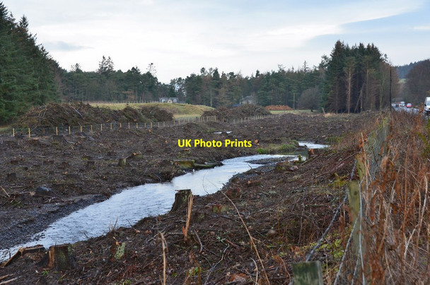 Photo 6"x4" Eddleston Water Project near Earlypier Waterheads c2014