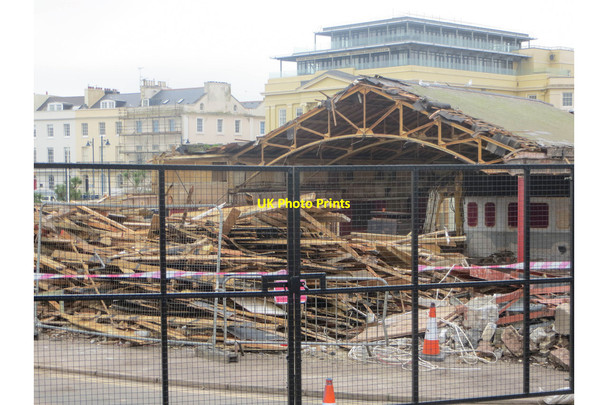 Photo 6"x4" Demolition of the Carlton Theatre Teignmouth c2014