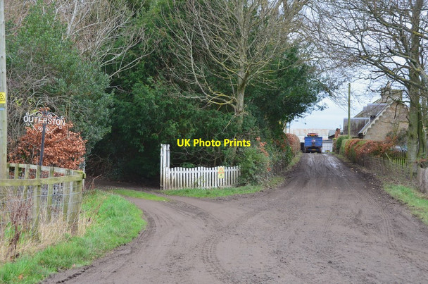 Photo 6"x4" Outerston farm entrance Temple\/NT3158 c2014