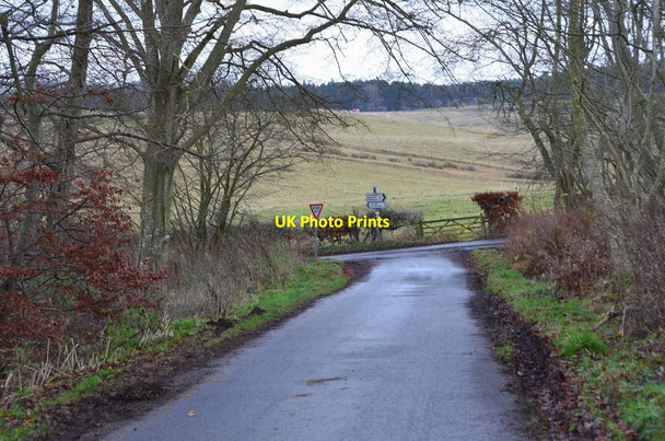 Photo 6"x4" Road junction south of Temple Temple\/NT3158 c2014