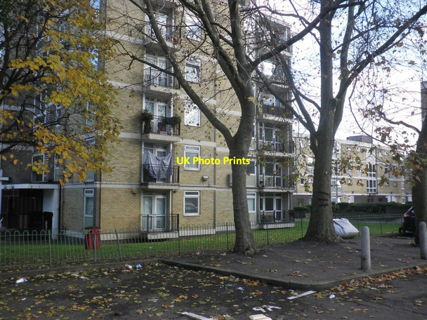 Photo 6"x4" Strickland House, Shoreditch London c2014