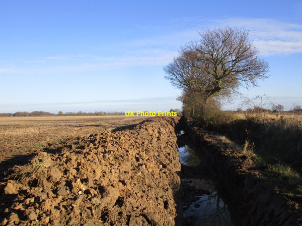Photo 6"x4" Recently excavated drain Eskholme\/SE6317 c2014