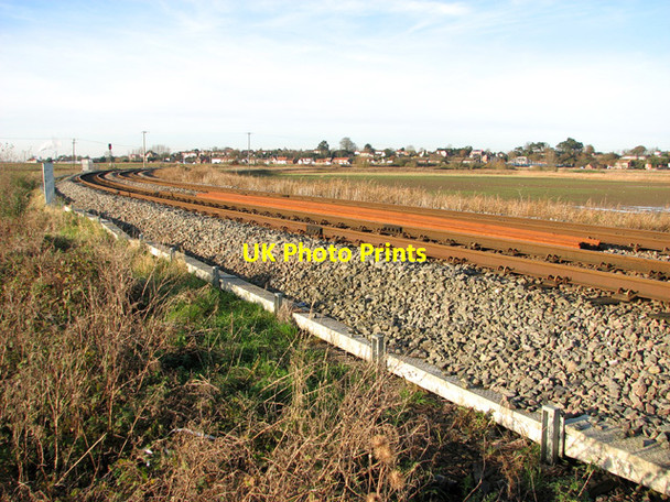 Photo 6"x4" Railway track south of Reedham Reedham\/TG4201 c2014