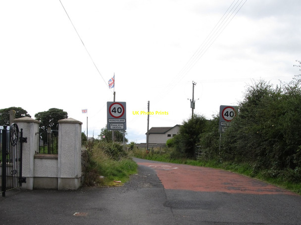 Photo 6"x4" Entering Moneyslane along Mill Road Ballyward c2014