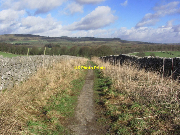 Photo 6"x4" Enclosed path N of Holme Hall, Bakewell Bakewell c2014