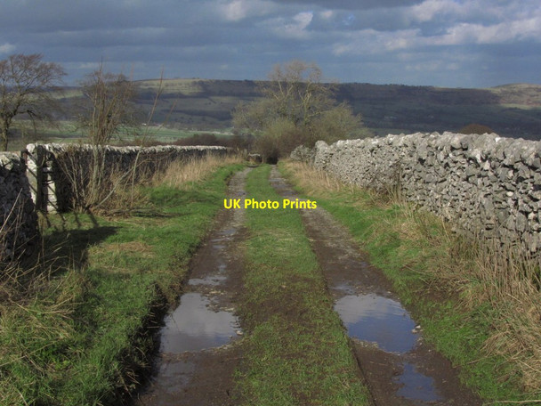 Photo 6"x4" Track above Woodbine Farm, Sheldon Sheldon\/SK1768 c2014