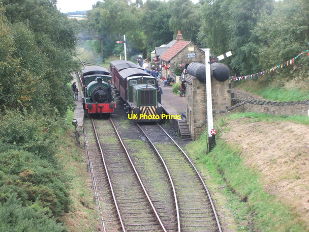 Photo 6"x4" Andrews House railway station, County Durham Causey c2007