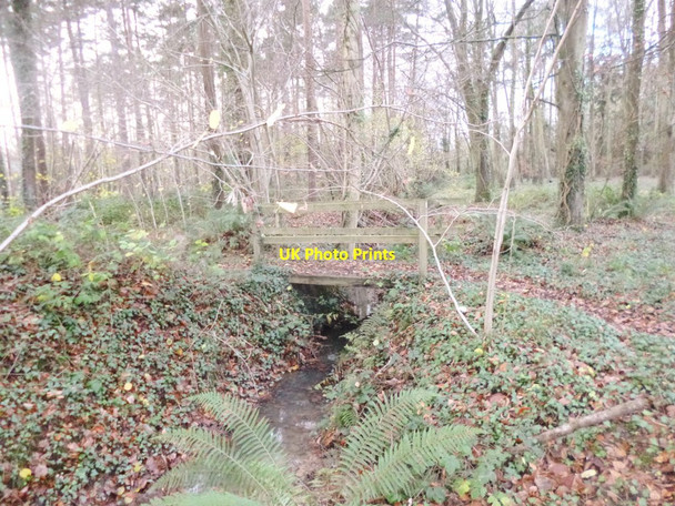 Photo 6"x4" Bramshaw, footbridge Bramshaw c2014