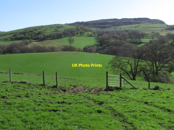 Photo 6"x4" Pyegreave Farm & Tegg's Nose from near Langley Macclesfield c2014