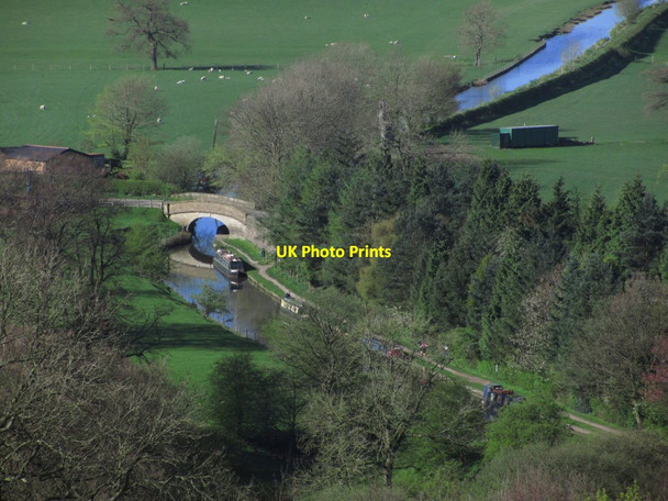 Photo 6"x4" Bullocks Lane Canal Bridge from path between Langley & Macclesfield Macclesfield c2014