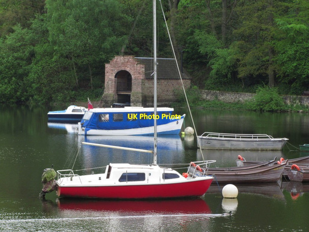 Photo 6"x4" Boats on Rudyard Reservoir, Staffordshire Harper's Gate c2014
