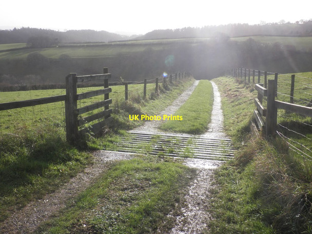 Photo 6"x4" Track to Leigh's Cottages Brompton Ralph c2014
