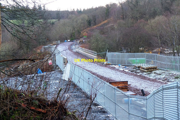 Photo 6"x4" Borders Railway bridge over Gala Water (2) Galashiels c2014