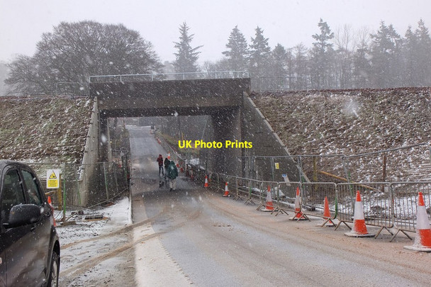Photo 6"x4" Borders Railway bridge at Bowland (1) Bowshank c2014