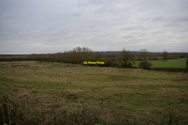 Photo 6"x4" Oddington: view out onto Otmoor from St Andrew's churchyard Oddington c2014