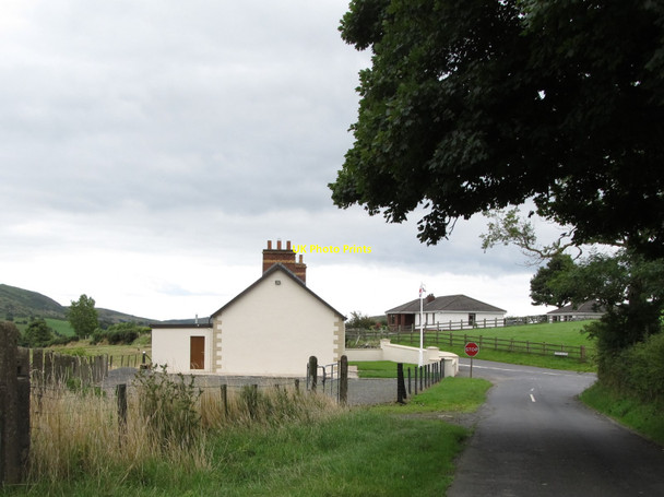Photo 6"x4" Legananny Road at its junction with Legananny Hall Road Ballyward c2014