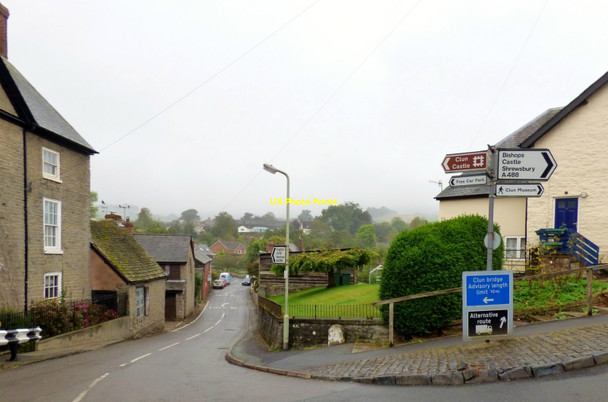 Photo 6"x4" Bridge street, Clun Clun c2014