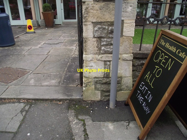 Photo 6"x4" OS Bench Mark, Alexandra Road Clevedon c2014