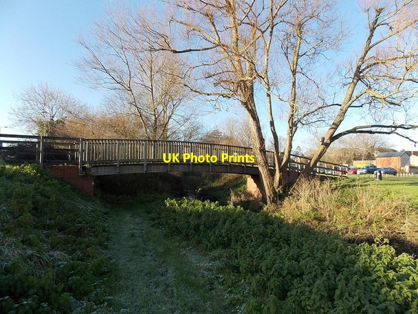 Photo 6"x4" River Stour footbridge in Gillingham Gillingham\/ST8026 c2014