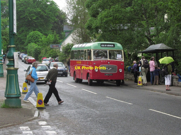 Photo 6"x4" Vintage bus on A834 in Strathpeffer Strathpeffer c2014