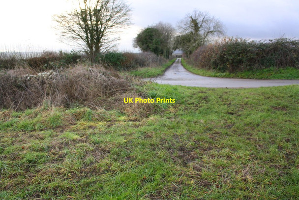 Photo 6"x4" Junction of lane with minor road Dean\/SP3422 c2014