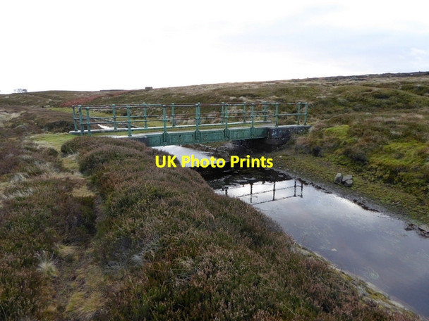 Photo 6"x4" Footbridge at the Pike Horsleyhope c2014