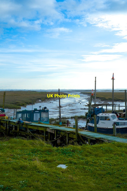 Photo 6"x4" Stoke Creek from the Boatyard Creek Lane Upper Stoke North Street\/TQ8174 c2014