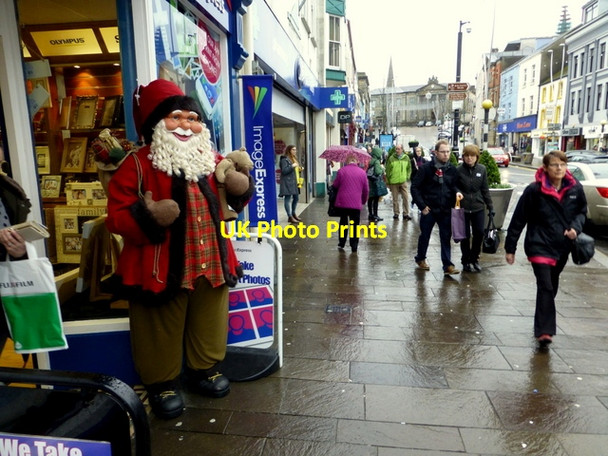 Photo 6"x4" Man with white beard, High Street, Omagh Omagh c2014