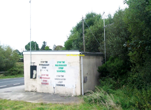 Photo 6"x4" NI Water monitoring station at the lower end of Camlough Lake Camlough c2014