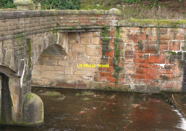 Photo 6"x4" More Hall Reservoir run-off Brightholmlee c2014