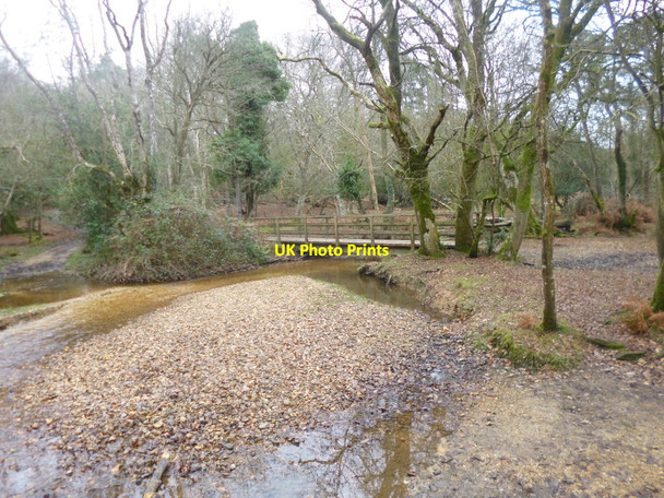 Photo 6"x4" Bolderwood, footbridge Stoney Cross c2014