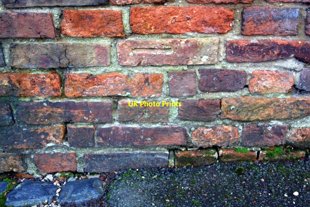 Photo 6"x4" Benchmark on Aston Hall South Lodge Birmingham c2014