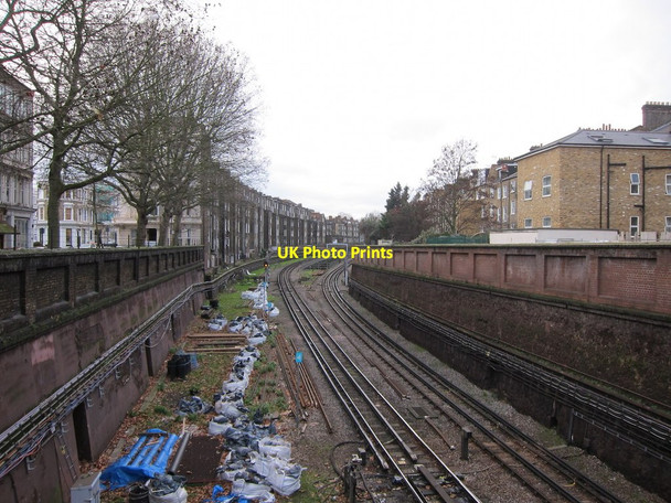 Photo 6"x4" District line at West Kensington Kensington\/TQ2579 c2014