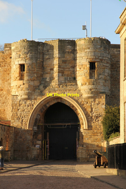 Photo 6"x4" Castle East Gate Lincoln c2014