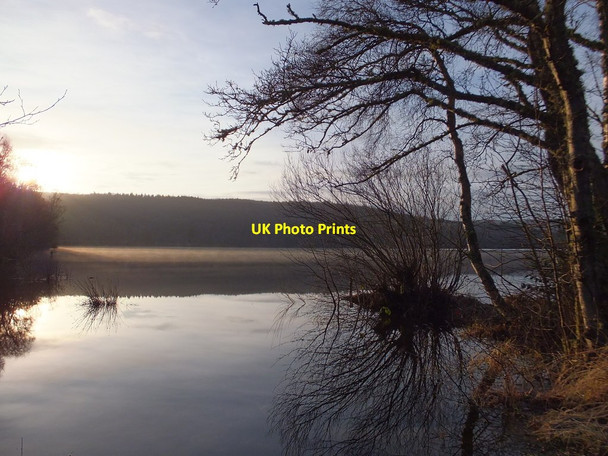 Photo 6"x4" Minor bay on Loch Achilty Craigdarroch\/NH4457 c2014