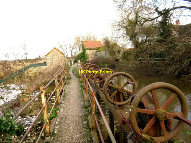 Photo 6"x4" Sluice gates Fiddleford Mill Fiddleford c2014
