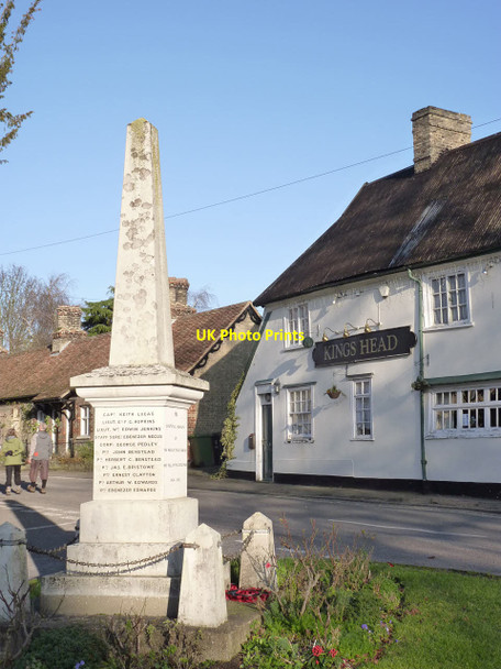 Photo 6"x4" Fen Ditton War Memorial Cambridge\/TL4658 c2014