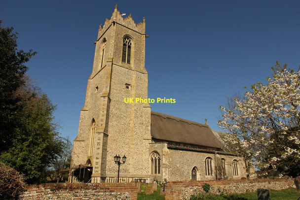 Photo 6"x4" All Saints' church Filby c2014