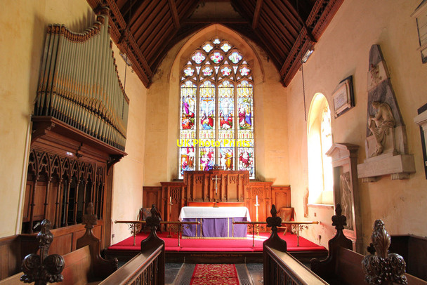 Photo 6"x4" All Saints' chancel Filby c2014