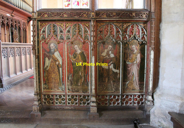 Photo 6"x4" Chancel Screen Filby c2014 P1