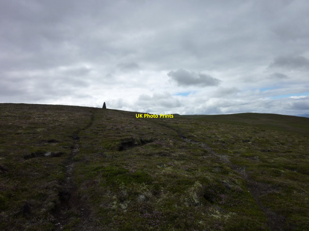 Photo 6"x4" Approaching the Coronation Cairn Cromdale c2013