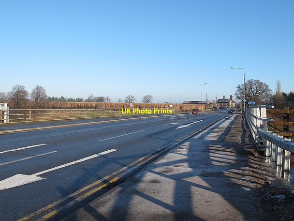 Photo 6"x4" M16 Junction 17 rebuilding (9) Sandbach c2014