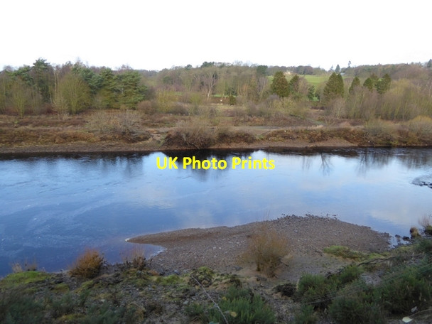 Photo 6"x4" River Tyne below Farnley Scar Corbridge c2014