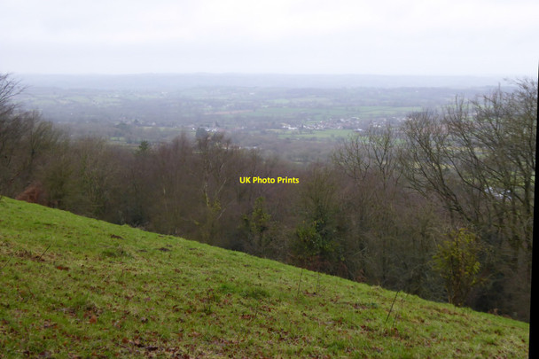 Photo 6"x4" The Culm Valley from the slope of Hackpen Hill Westown\/ST1113 c2015