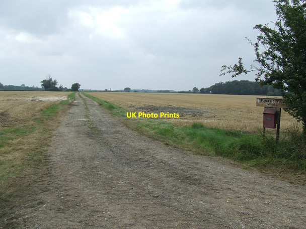 Photo 6"x4" Farm Entrance And Drive Bramfield\/TM4073 c2014