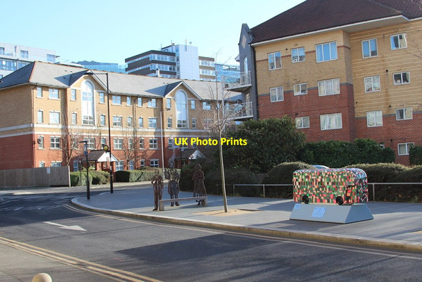 Photo 6"x4" Bus Art, 'Trammin'' Croydon\/TQ3365 c2015